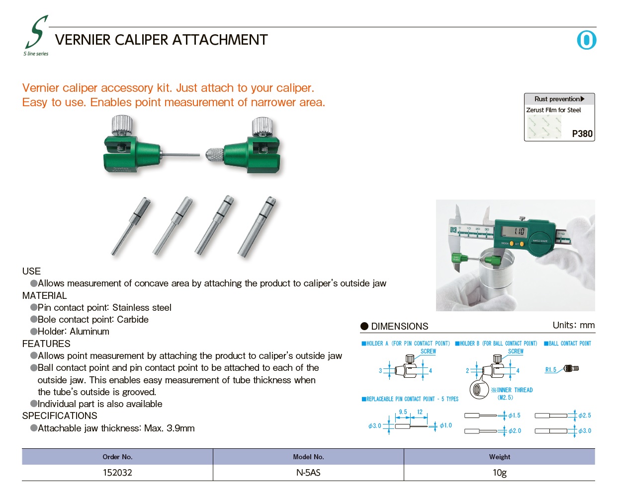 Ichiban Precision Sdn Bhd Sk Sk Vernier Caliper Attachment